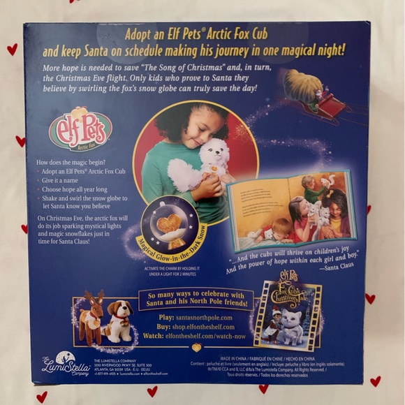 Elf on the Shelf Pets White Arctic Fox With Storybook - Picture 5 of 15